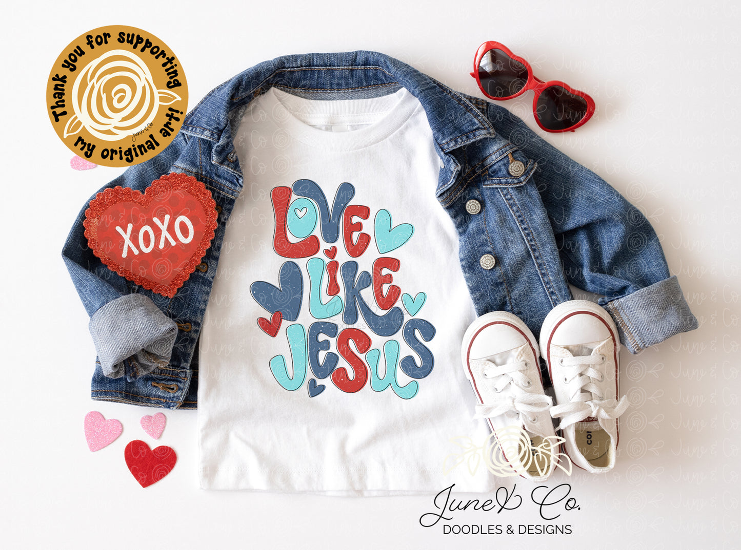 Boys Love Like Jesus PNG| Retro Faith VDay Sublimation File| Boys Valentine's Shirt Design| Hand Lettered Printable Art| Instant Download