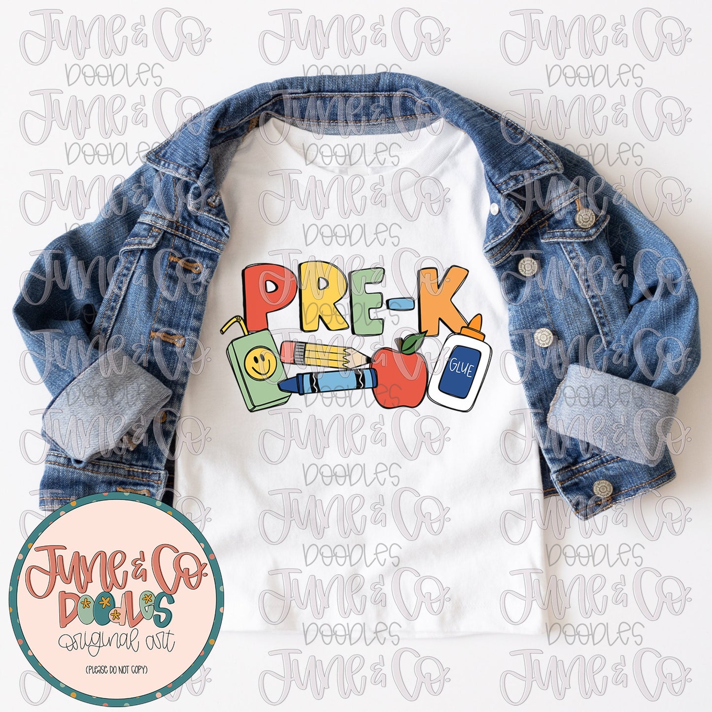 Boys Pre-K Doodles PNG| Boy Back To School Sublimation File| Elementary School Pre-School Shirt Design| Printable Art| Instant Download