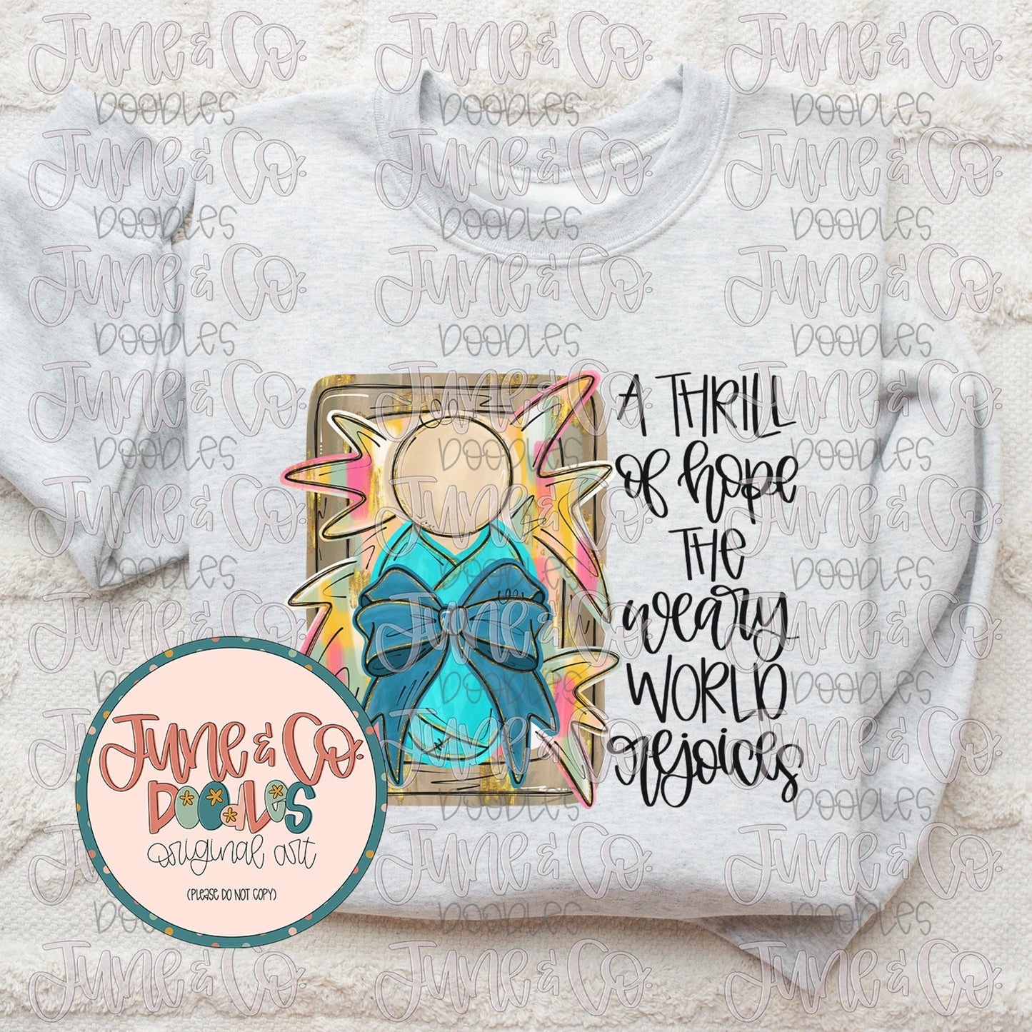 Holy Night PNG| Whimsical Baby Jesus Sublimation File| Religious Christmas Shirt Design| Hand Drawn Printable Art| Digital Download