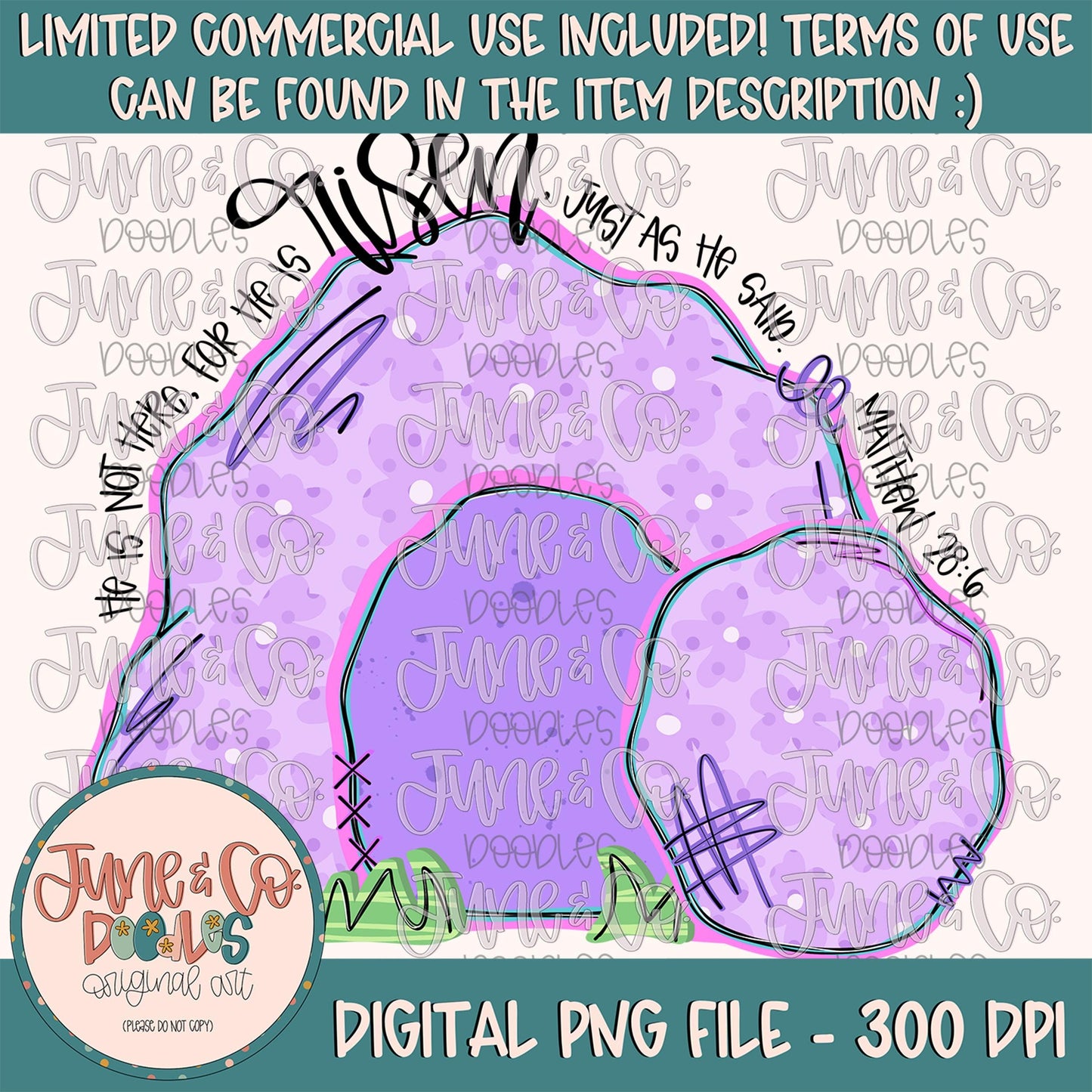 Girls Empty Tomb PNG| Floral Easter Sublimation File| Girls Faith Based Shirt Design| Hand Lettered Bible Verse| Digital Download