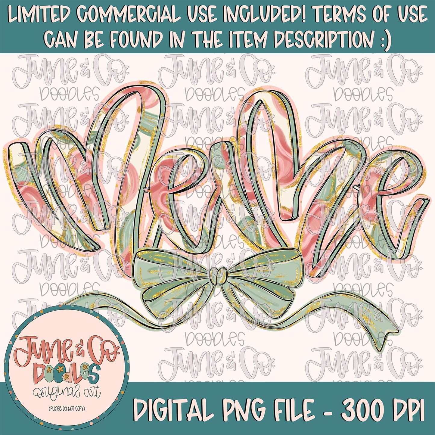 Painted Floral Meme PNG| Meme With Bow Sublimation File| Floral Mother's Day Shirt Design| Hand Lettered Printable Art| Digital Download