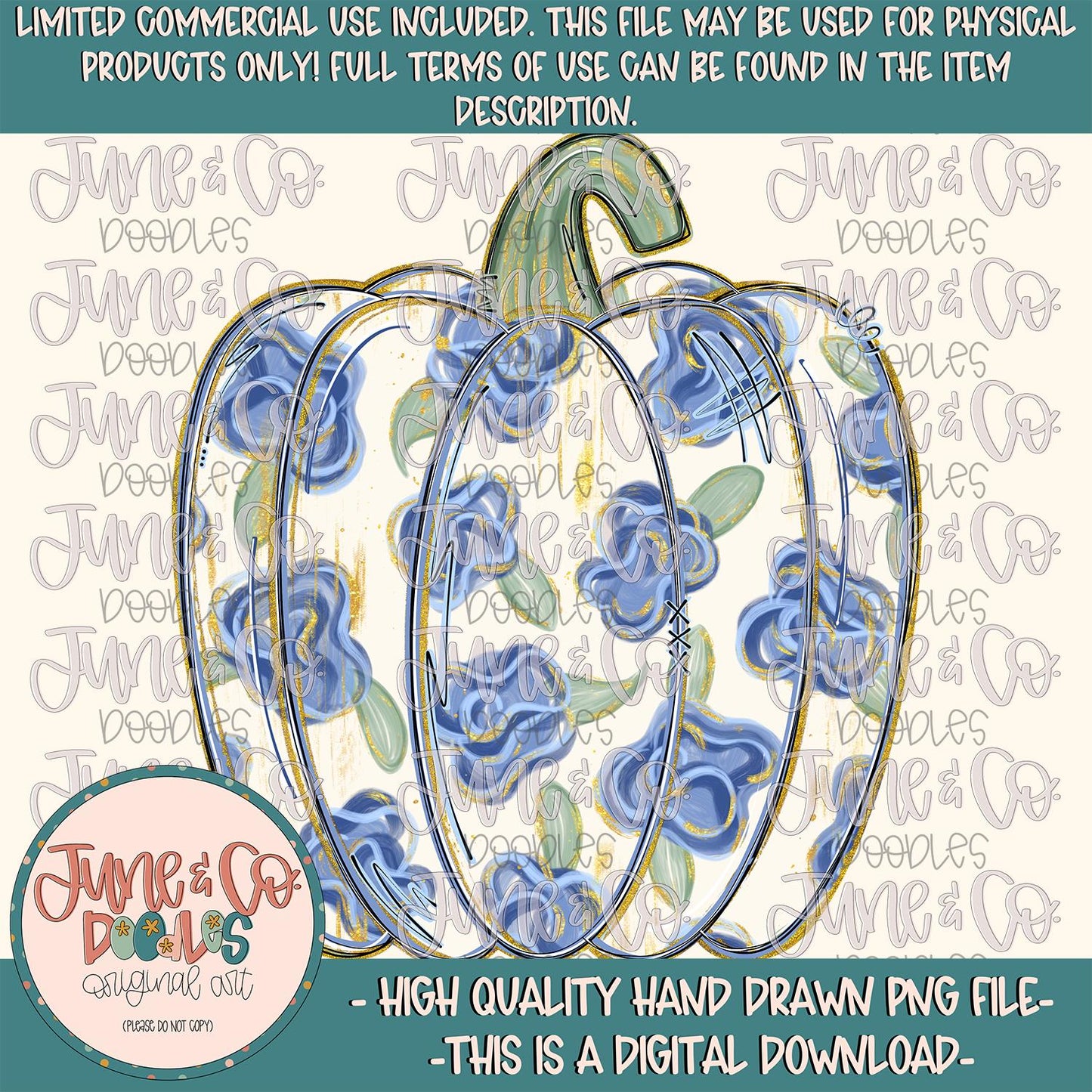 Painted Floral Pumpkin PNG| Coquette Pumpkin Sublimation File| Girly Fall Shirt Design| Hand Drawn Art| Digital Download