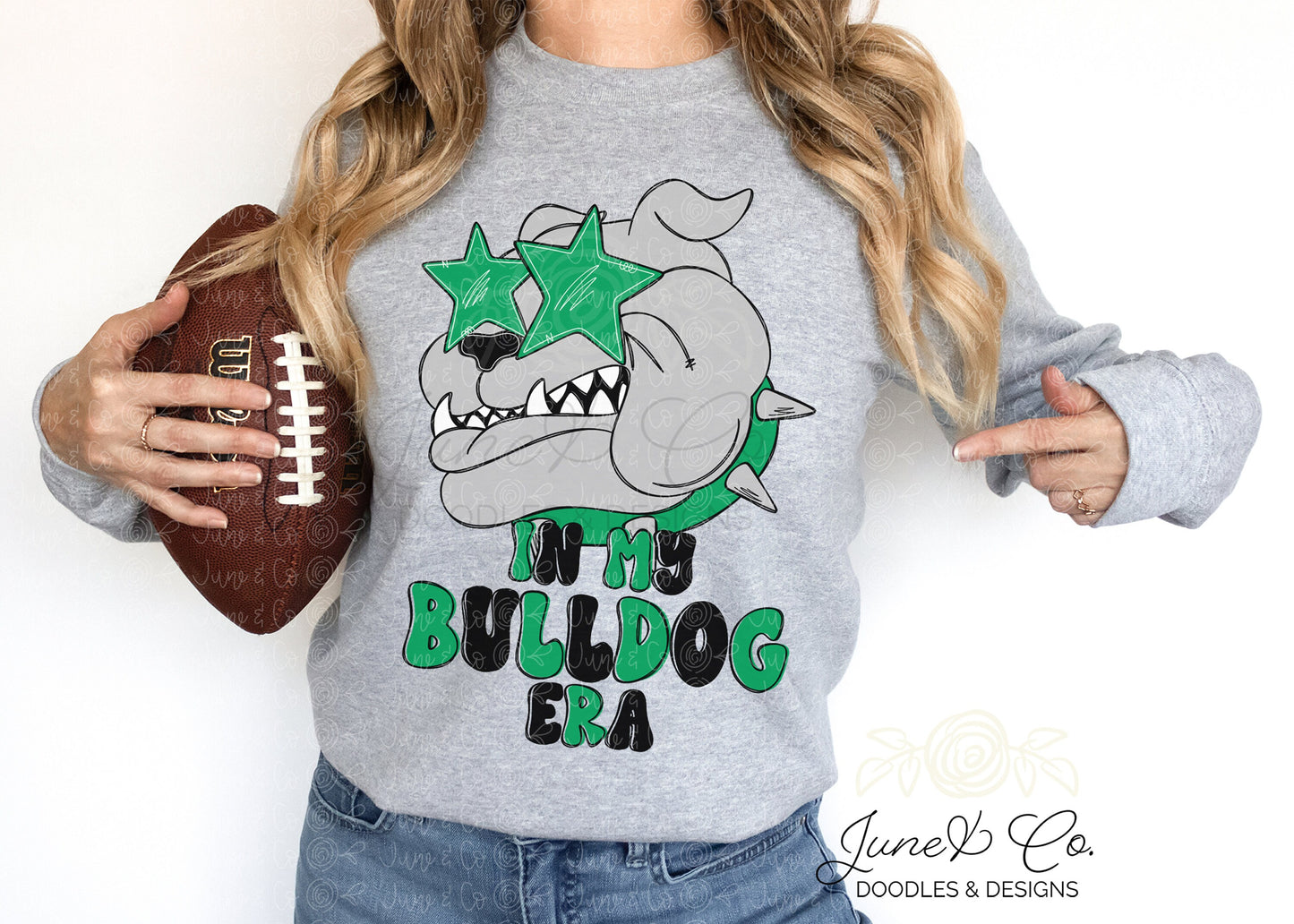 In My Bulldog Era PNG| Bulldog Mascot Sublimation File| Game Day Shirt Design| School Spirit Printable Art| Instant Download