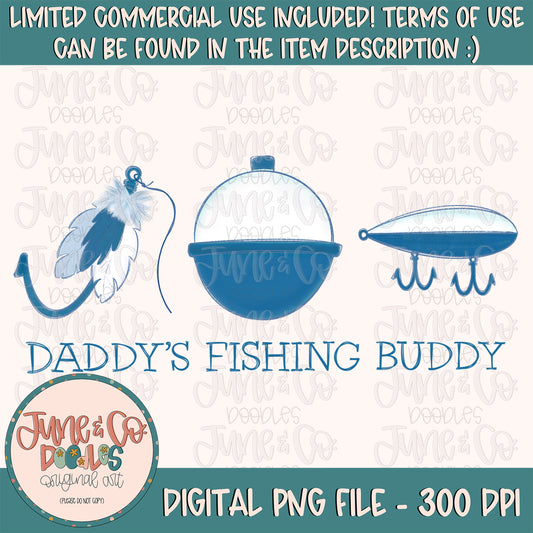 Daddy's Fishing Buddy PNG| Monochrome Sublimation File| Little Boy Shirt Design| Father's Day Graphic| Printable Art| Instant Download