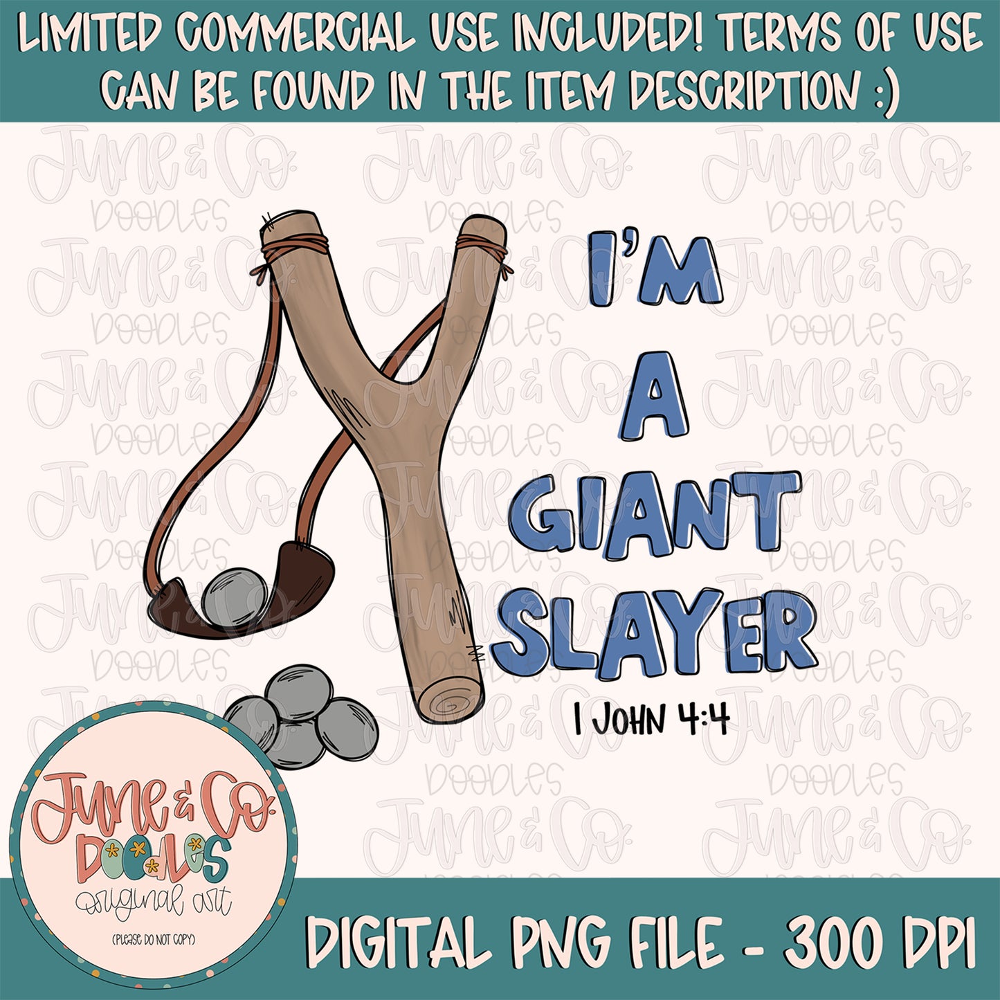 Giant Slayer PNG| David And Goliath Sublimation File| God Is Bigger Shirt Design| Christian Faith Printable Art| Instant Download