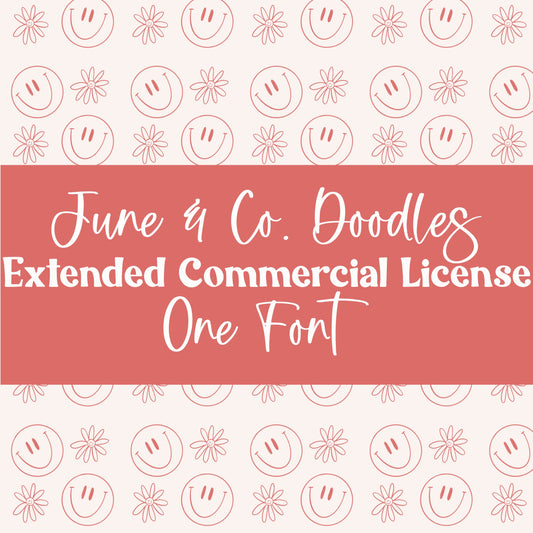 Extended Commercial License For One Font