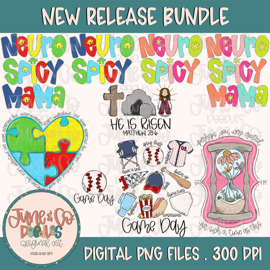 New Release Bundle 03/14/24| 8 Spring Graphics At A Discounted Rate!