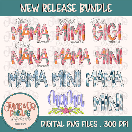 New Release Bundle 04/04/24| 11 Mother's Day Graphics At A Discounted Rate!