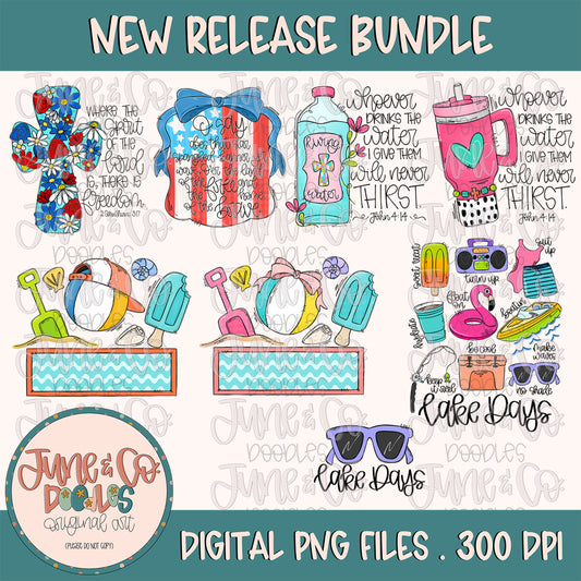 New Release Bundle 05/02/24| 7 Summer Graphics At A Discounted Rate!