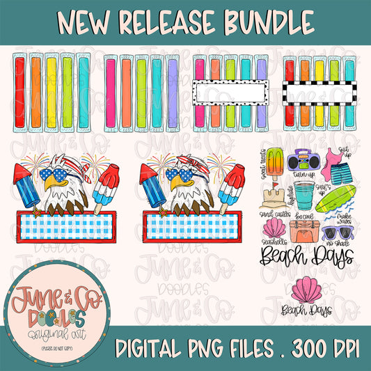 New Release Bundle 05/15/24| 7 Summer Graphics At A Discounted Rate!