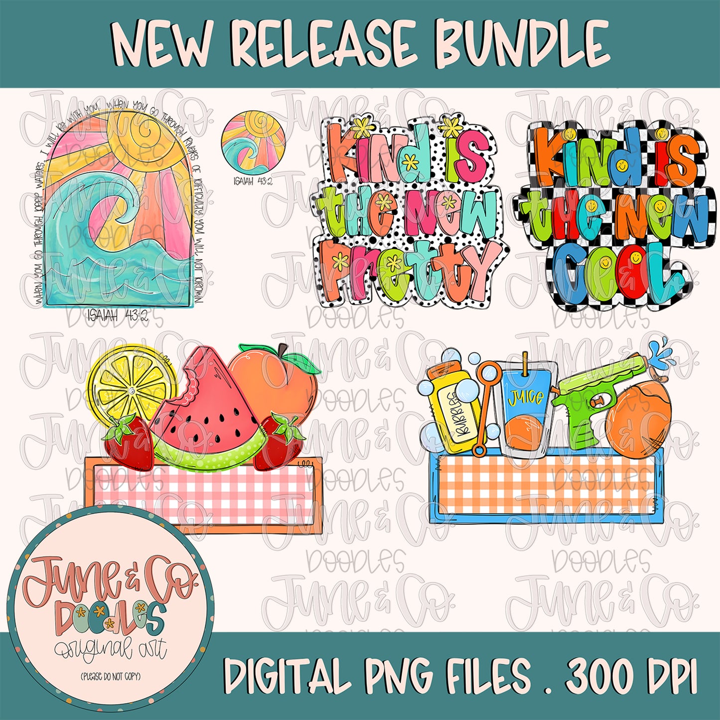 New Release Bundle 06/13/24| 5 Summer Graphics At A Discounted Rate!