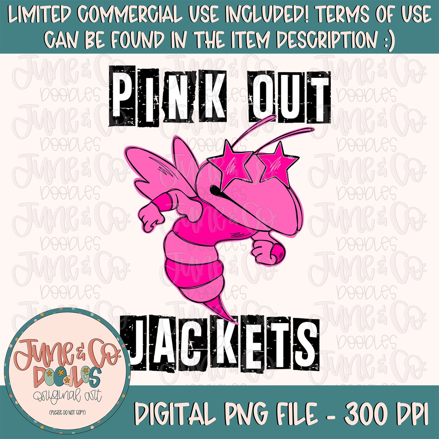 Pink Out Jackets PNG| Football Pink Out Sublimation File| Breast Cancer Awareness Shirt Design| Mascot Printable Art| Instant Download