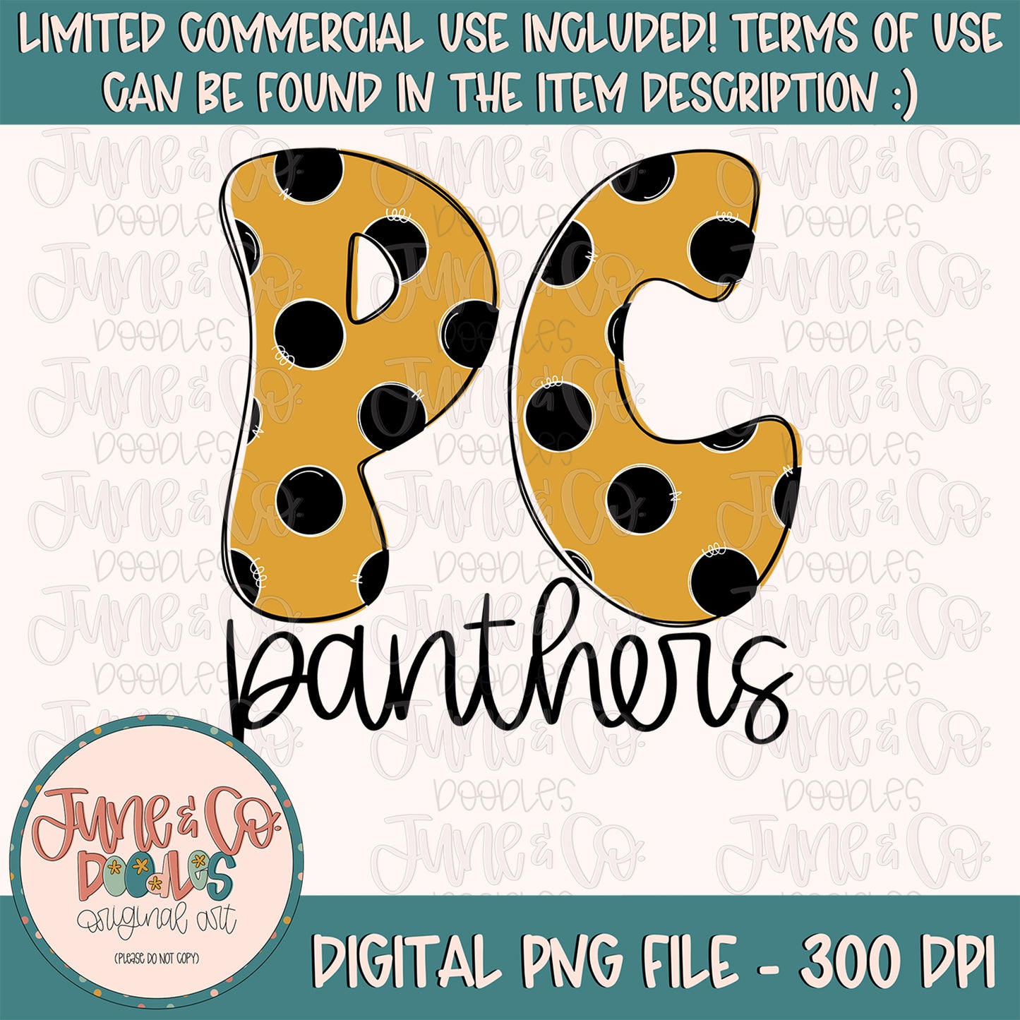 Retro Polka Dot Sports Team PNG| Custom Mascot Sublimation File| School Spirit Shirt Design| Hand Lettered Printable Art| Digital Download