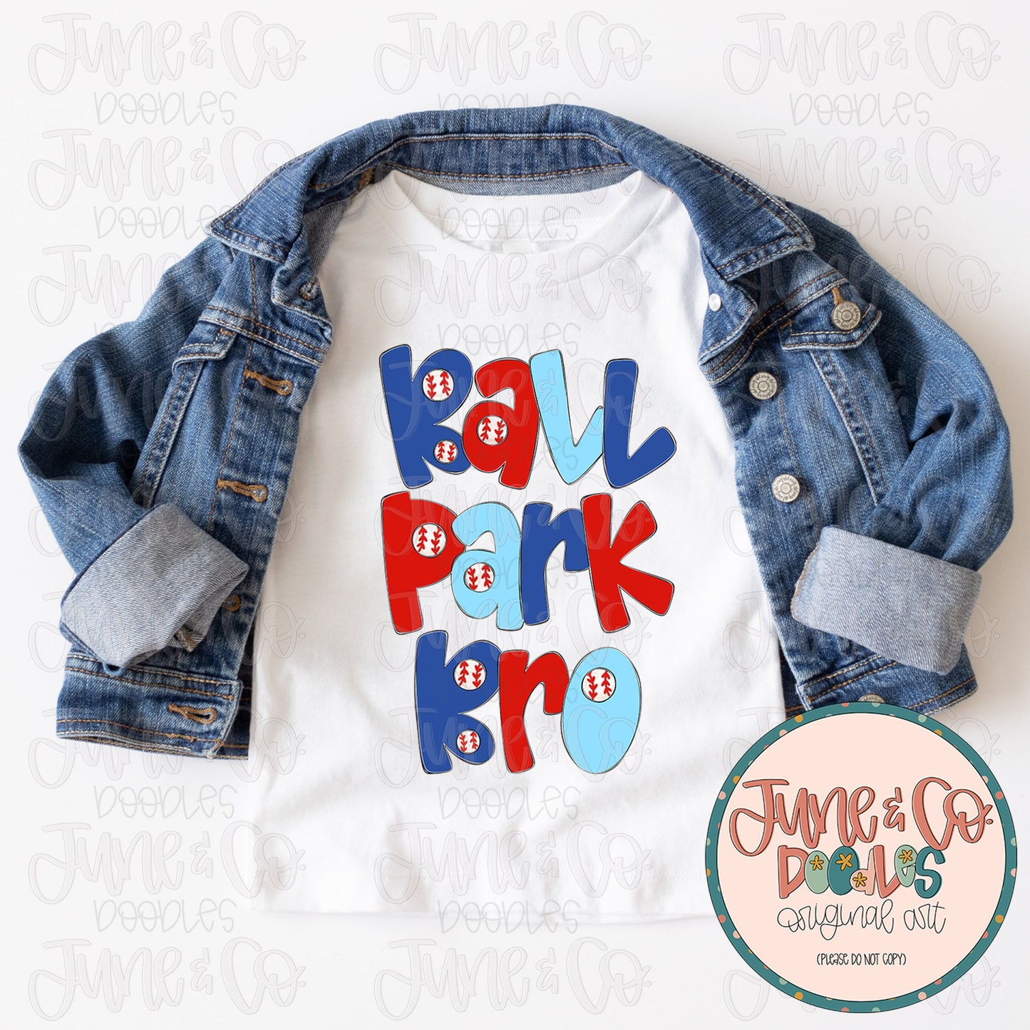 Ballpark Bro PNG| Softball Sibling Sublimation File| Spring Sports Shirt Design| Hand Lettered Printable Art Instant Download