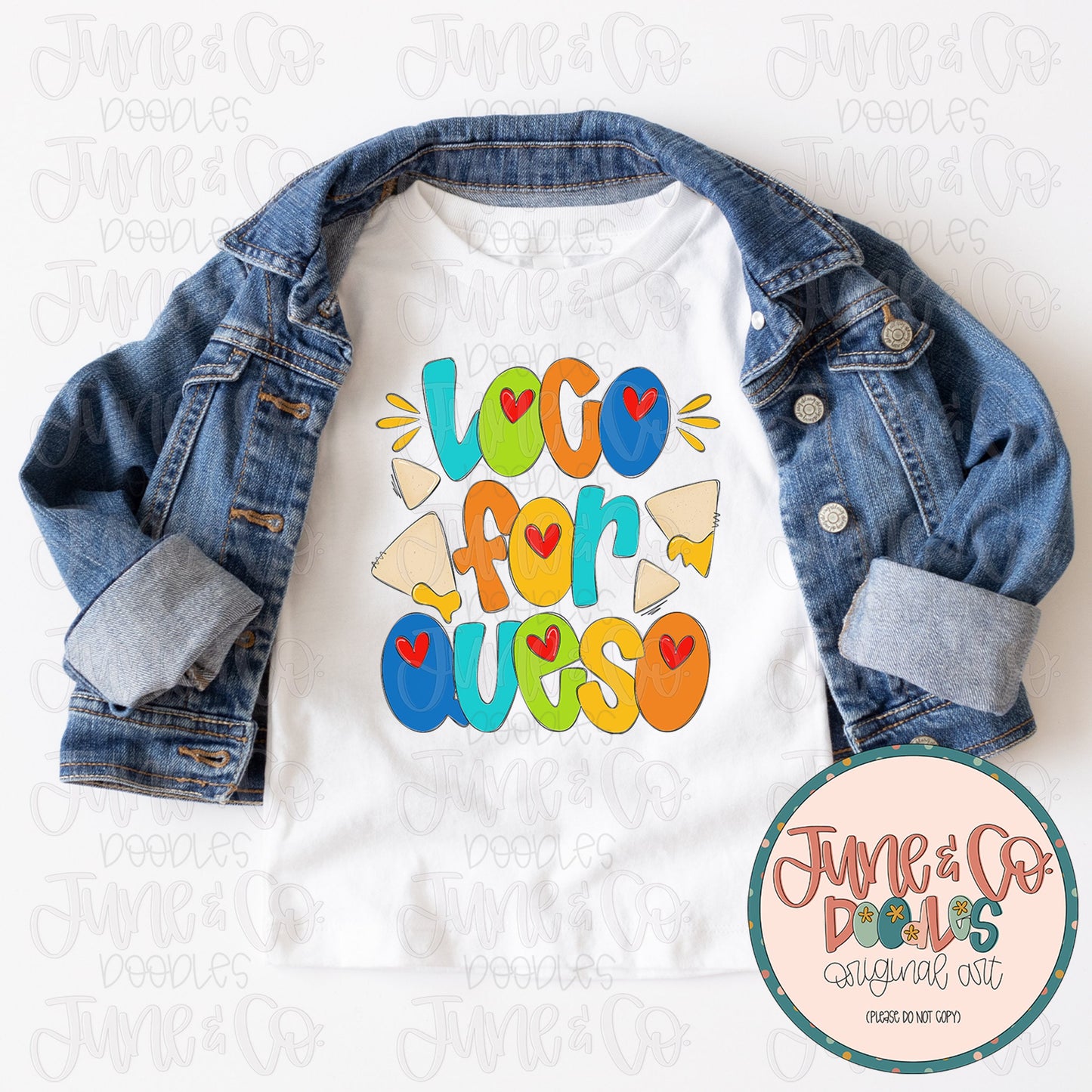 Loco For Queso Boys PNG| Boys Cinco De Mayo Sublimation File| Cheese Dip Shirt Design | Hand Lettered Printable Art| Instant Download