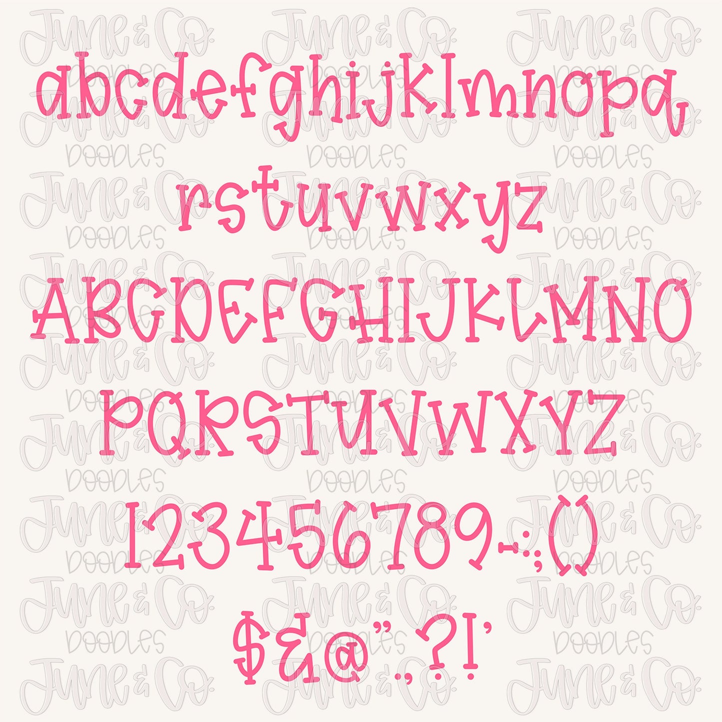 Jordan Font| Hand Written Serif Font| Funky Hand Lettering| OTF File| Cutesy Hand Writing Font| Instant Download