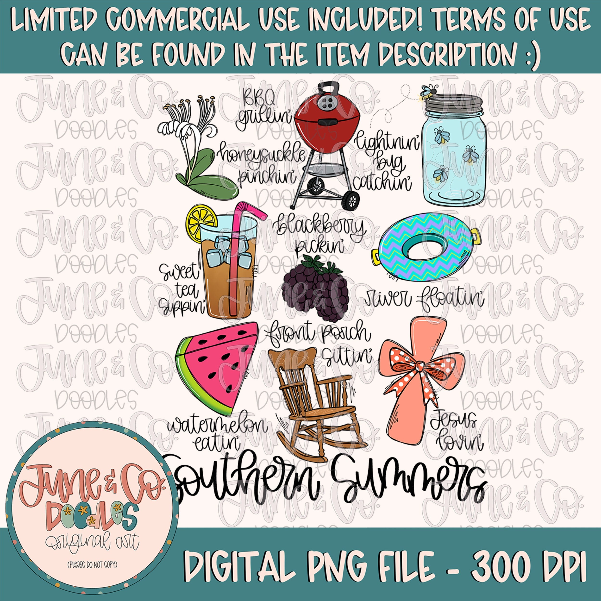 Southern Summers Faith Version PNG| Summer In The South Sublimation Fi ...