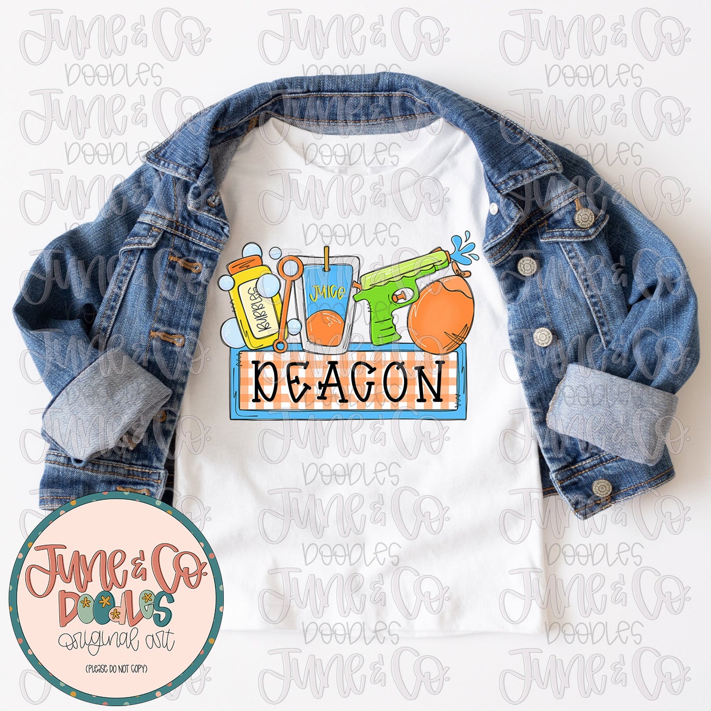 Boys Summer Things With Name Plate PNG| Summer Time Sublimation File| Outside Fun Shirt Design| Printable Art| Instant Download