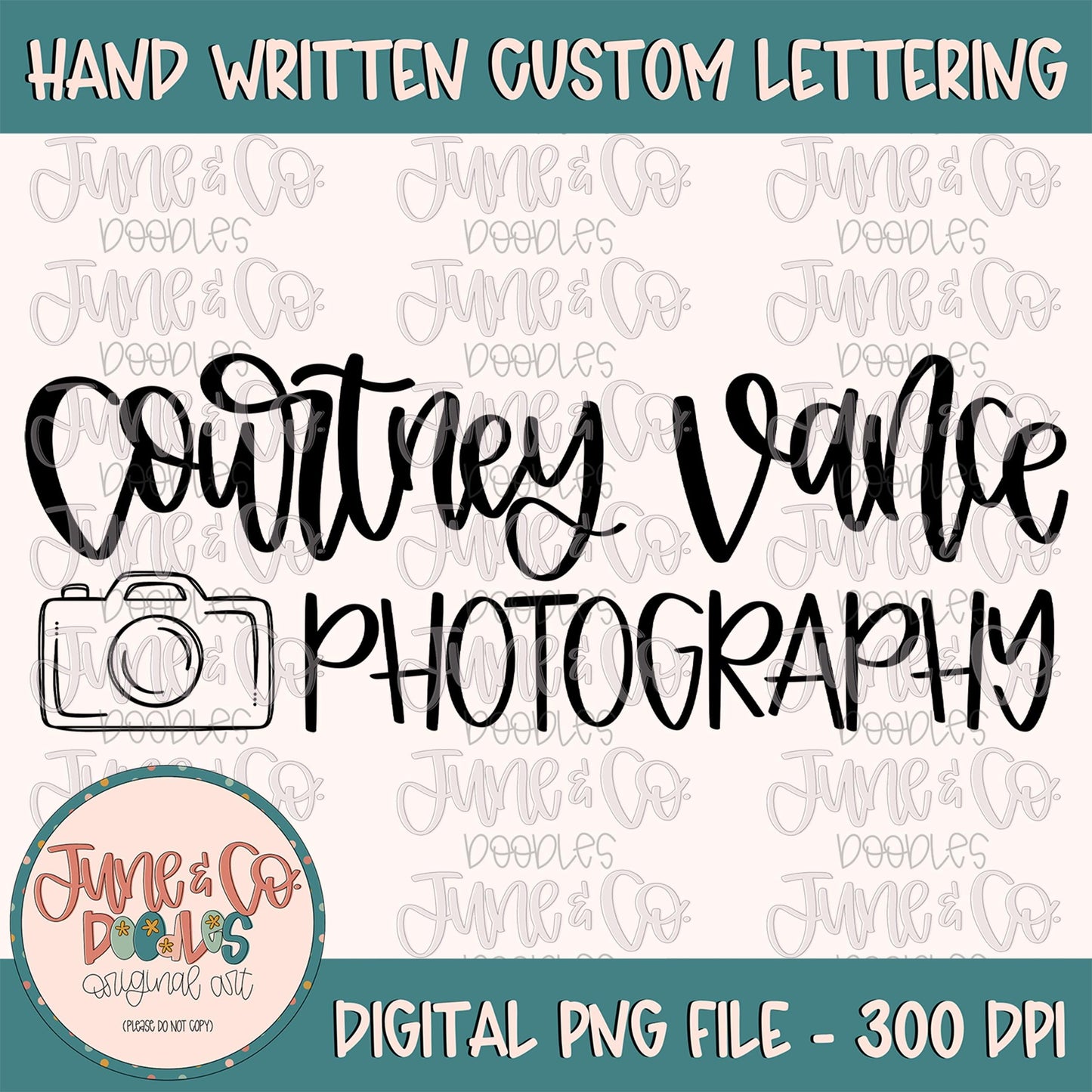 Hand Lettered Business Name| Custom Hand Lettering PNG| Hand Lettered Logo| Made To Order Modern Calligraphy| Custom Branding| Digital File