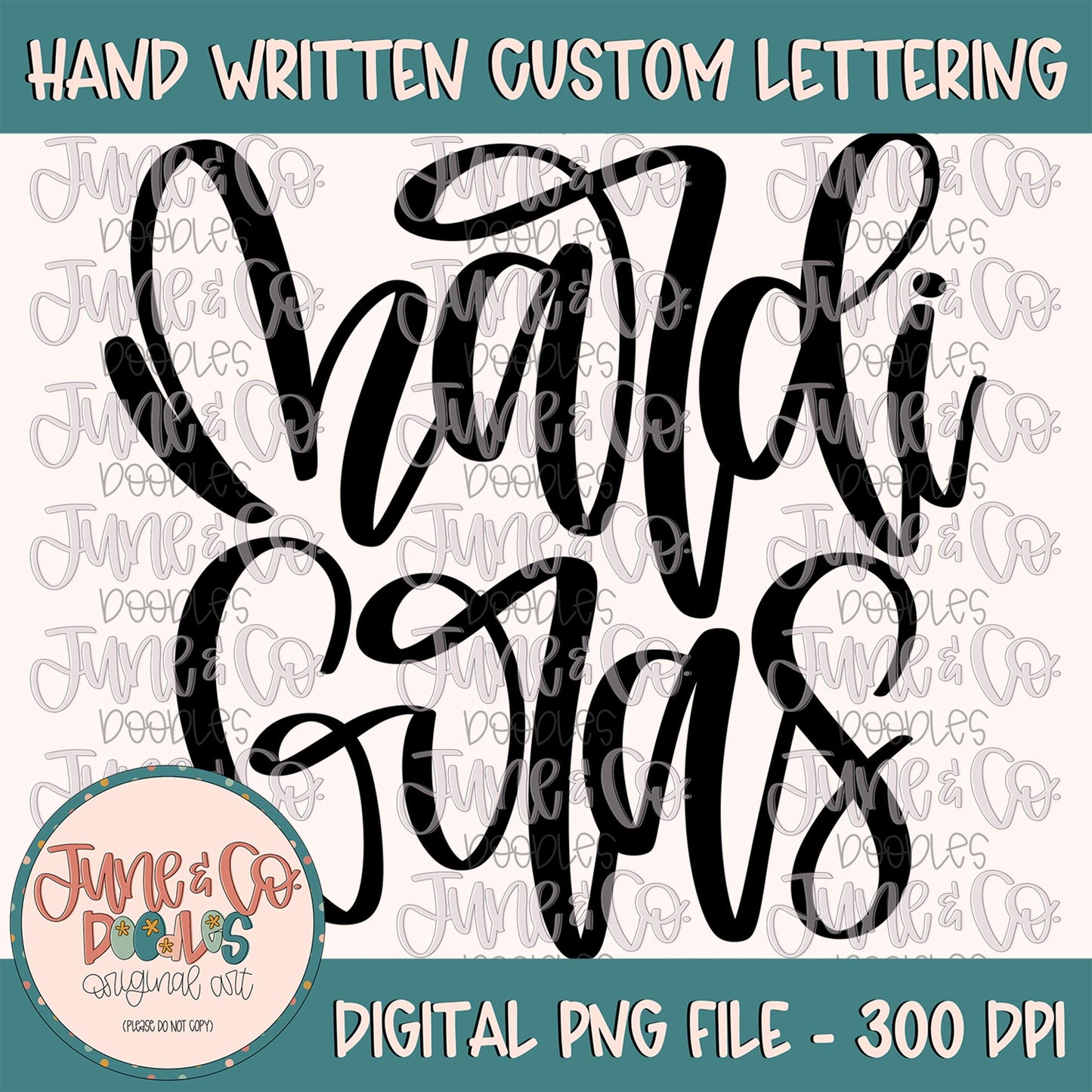 Mardi Gras Hand Lettering PNG| Fat Tuesday Calligraphy Sublimation File| Holiday Design| Hand Lettered Printable Art| Digital Download