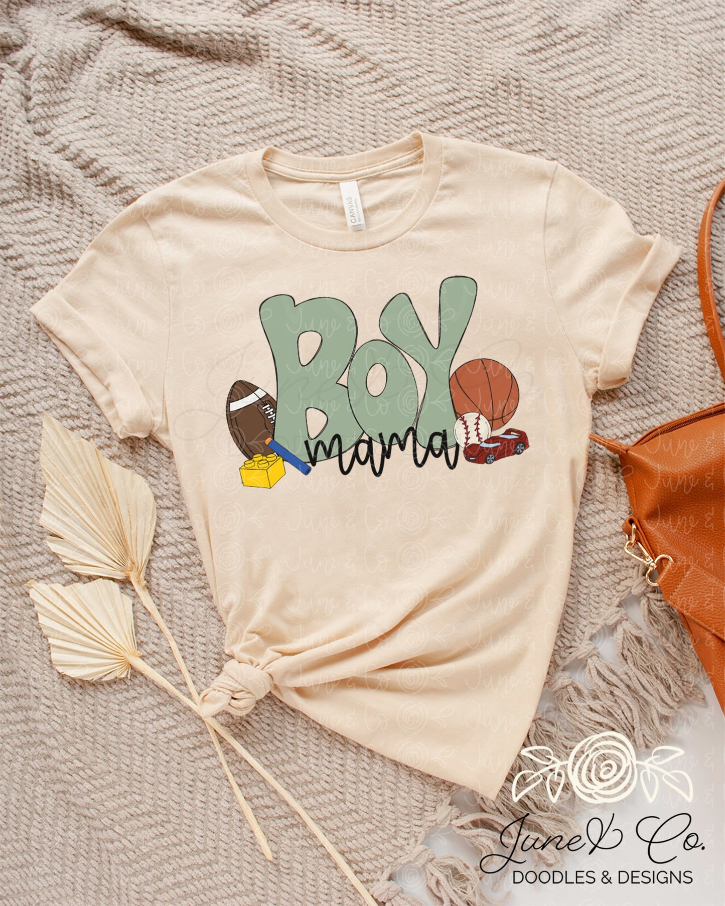 Boy Mama PNG| Boy Mom Sublimation File| Mom of Boys Shirt Design| Hand Lettered Printable Art| Instant Download