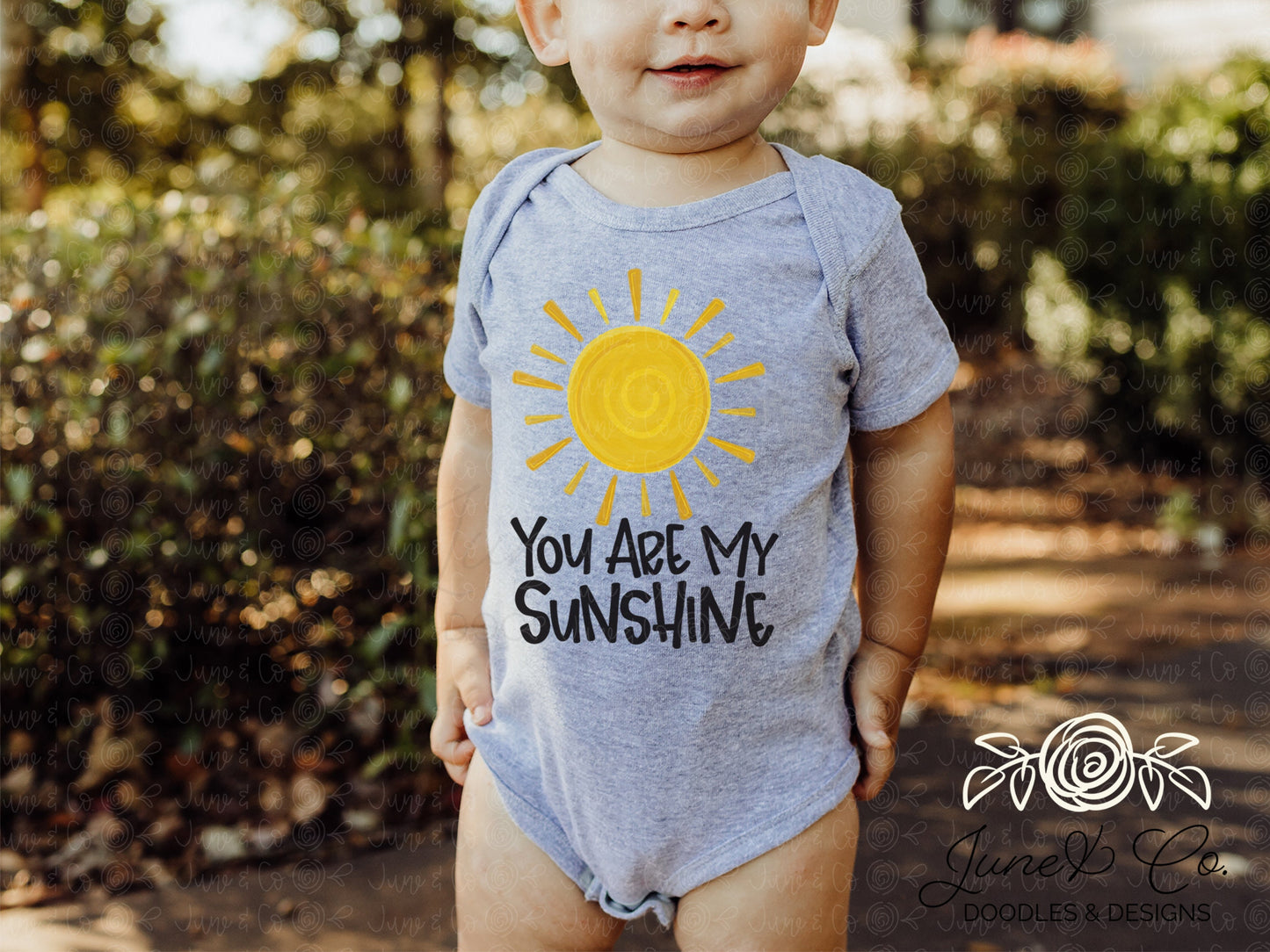 You Are My Sunshine PNG| Nursery Rhyme Sublimation File| Kids And Babies Shirt Design| Hand Lettered Printable Art| Instant Download