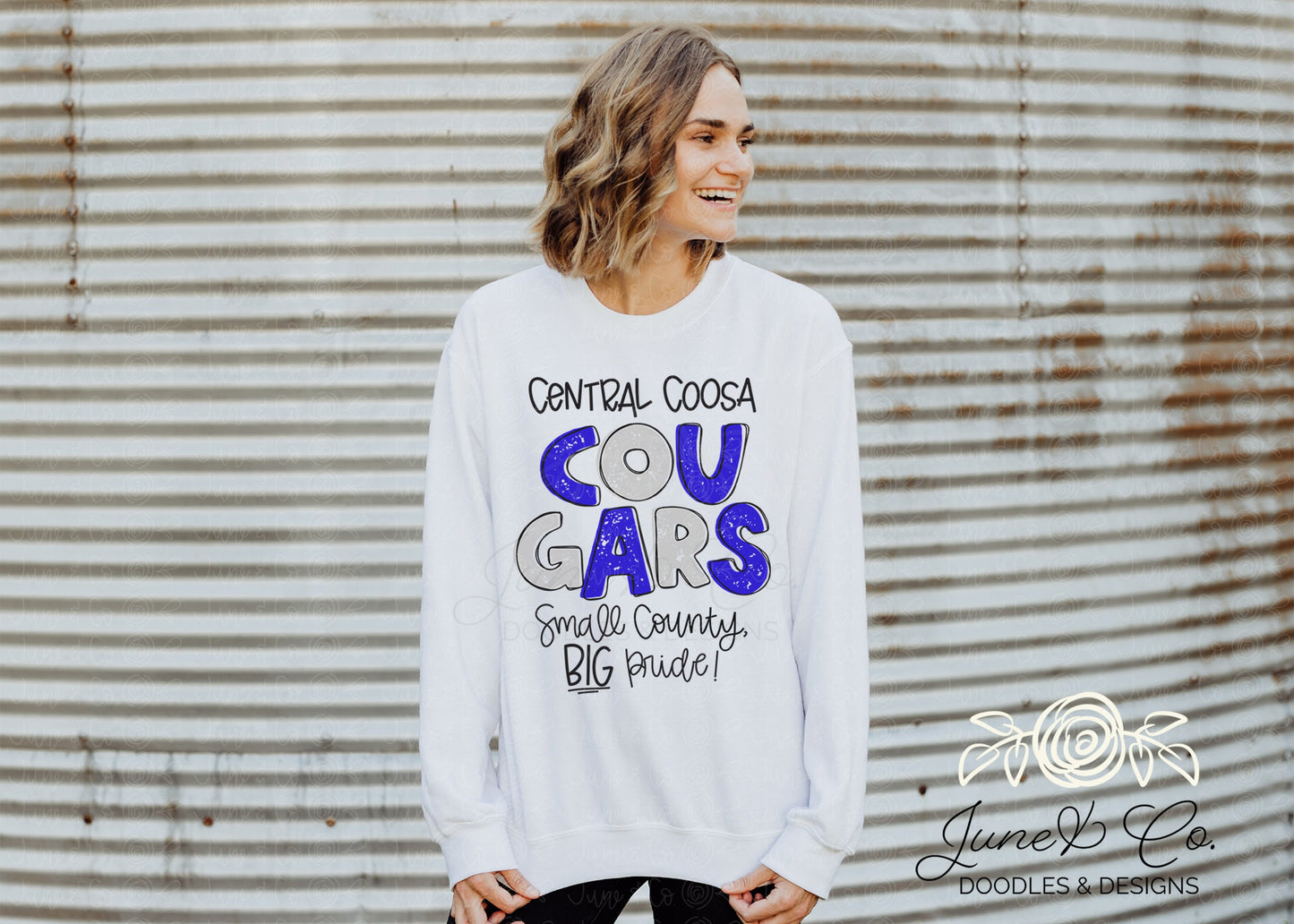 Central Coosa Cougars PNG| Custom School Mascot Sublimation File| Small County Pride Shirt Design| Printable Art| Digital Download