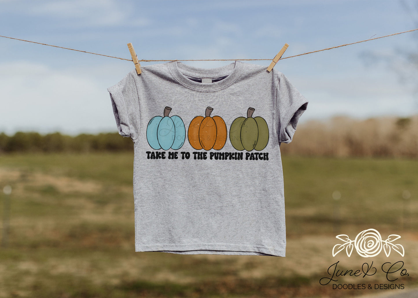 Take Me To The Pumpkin Patch PNG| Boys Pumpkin Trio Sublimation File| Autumn Season Shirt Design| Hand Drawn Printable Art| Instant Download