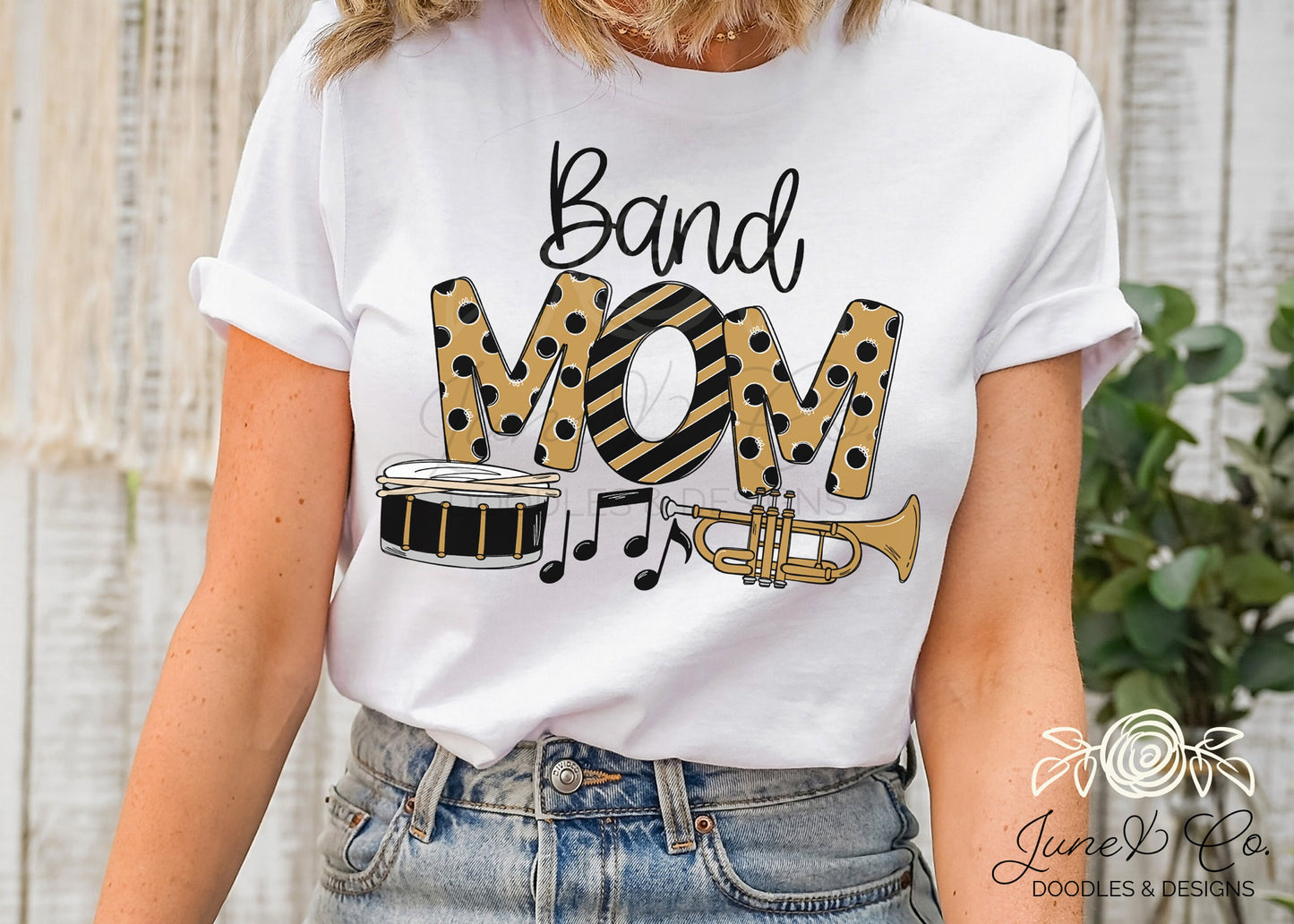 Band Mom PNG| Marching Band Mama Sublimation File| Football Season Shirt Design| Hand Lettered Printable Art| Instant Download