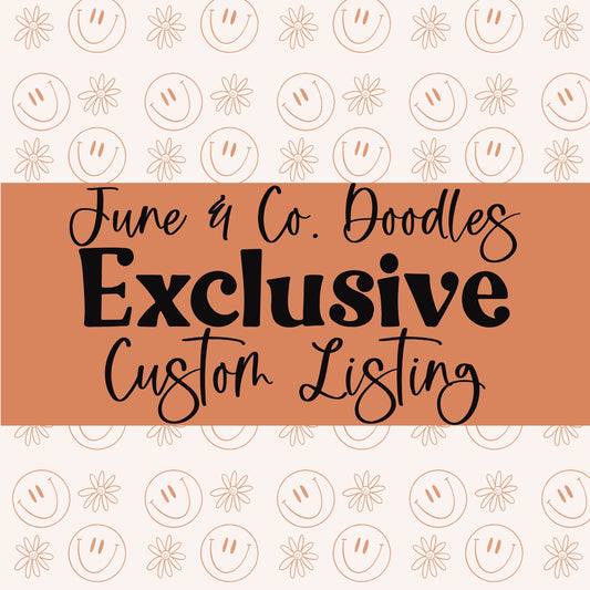 Exclusive Custom Listing PNG- One Year| Made To Order Sublimation File| Design By Request| Hand Drawn Printable Art| Digital Download