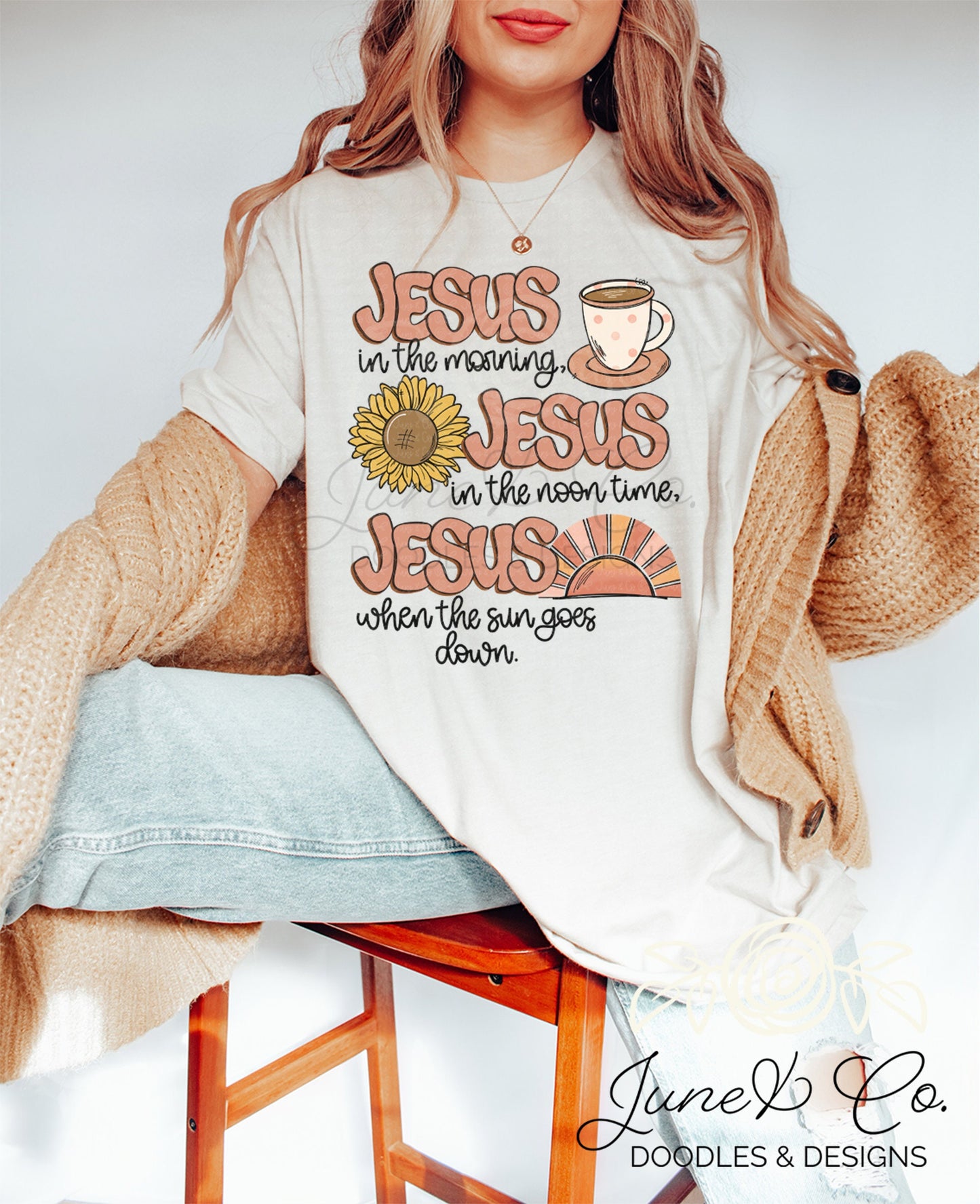 Always Jesus PNG| Christian Sublimation File| Faith Shirt Design| Hand Lettered Printable Art| Instant Download