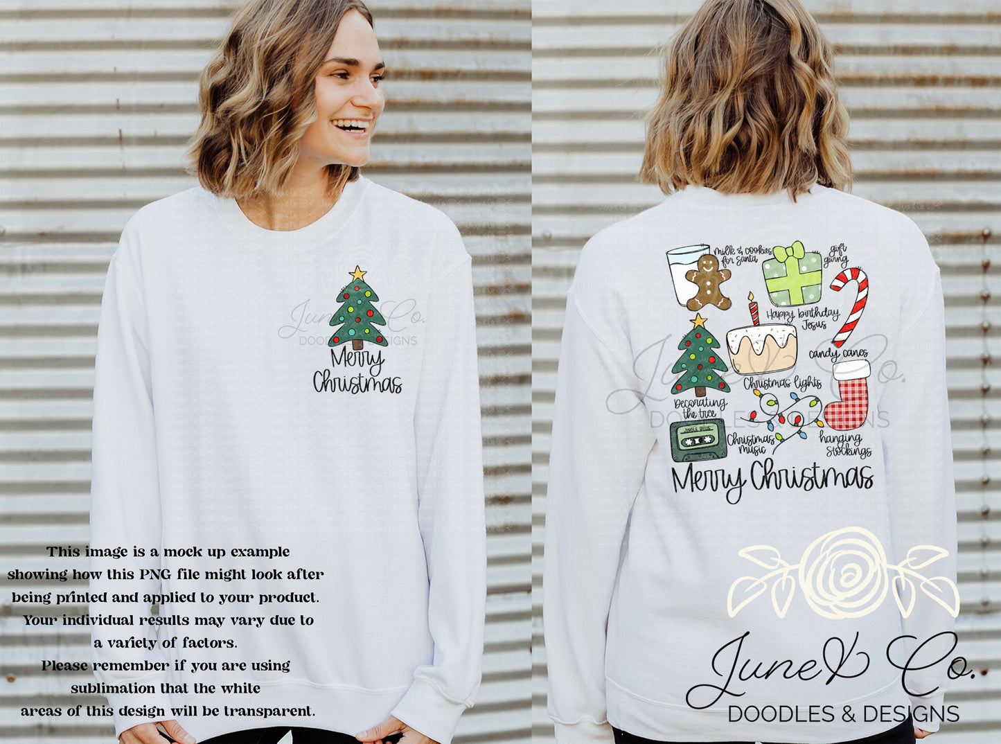 Merry Christmas PNG| Holiday Season Sublimation File| Favorite Christmas Things Shirt Design| Hand Lettered Printable Art| Instant Download